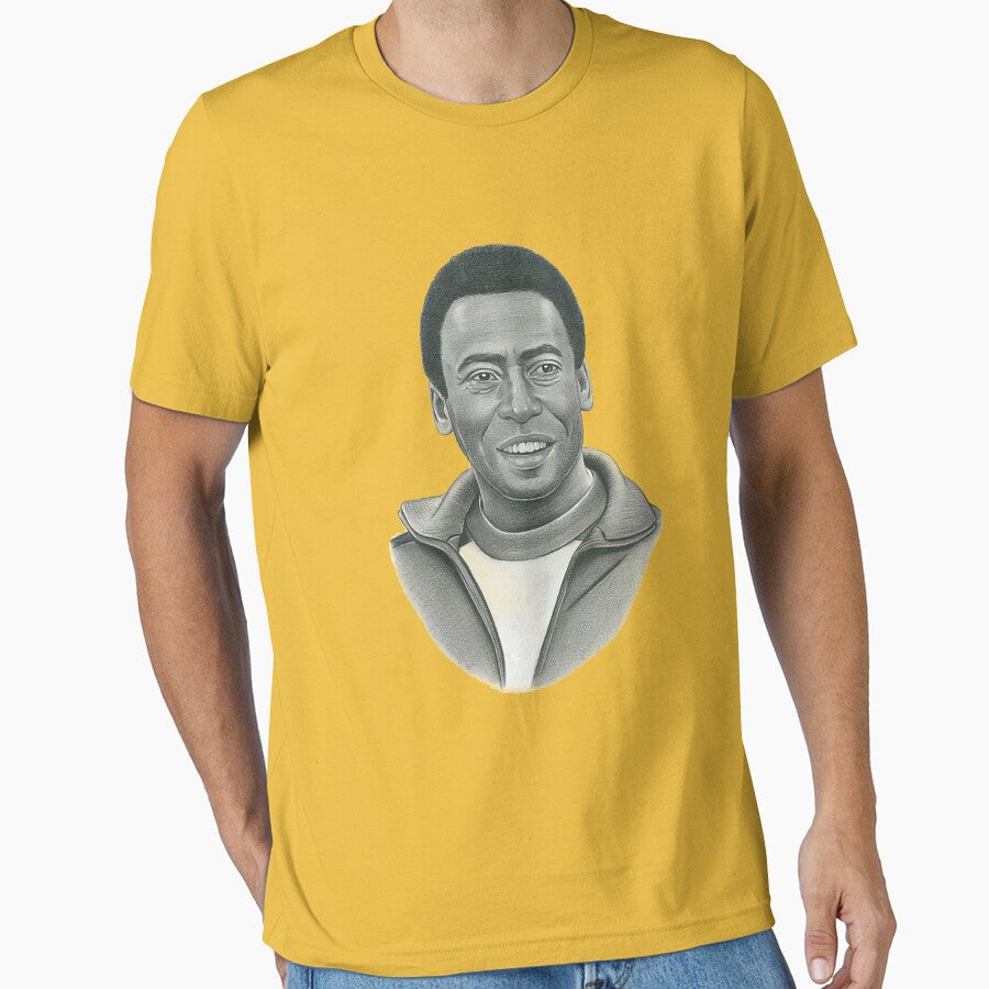 Copy of Pele The Football Legend by manduragajaya Unisex T-shirt, Sweatshirt, Hoodie, Long Sleeve Tee - T-Shirt, Sweatshirt, Hoodie