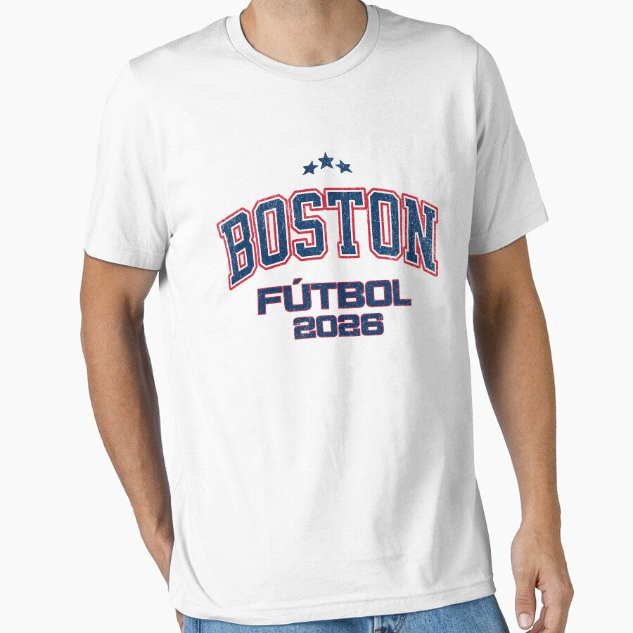Boston Ftbol 2026 - Vintage Soccer Fan Gear | Lateawear by Tee Nook Unisex T-shirt, Sweatshirt, Hoodie, Long Sleeve Tee - T-Shirt, Sweatshirt, Hoodie