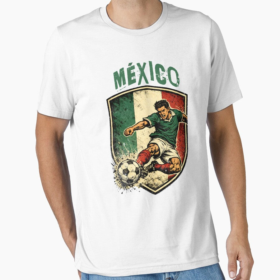 Vintage Mxico- 2026 Futbol Retro Style by Tee Nook Unisex T-shirt, Sweatshirt, Hoodie, Long Sleeve Tee - T-Shirt, Sweatshirt, Hoodie
