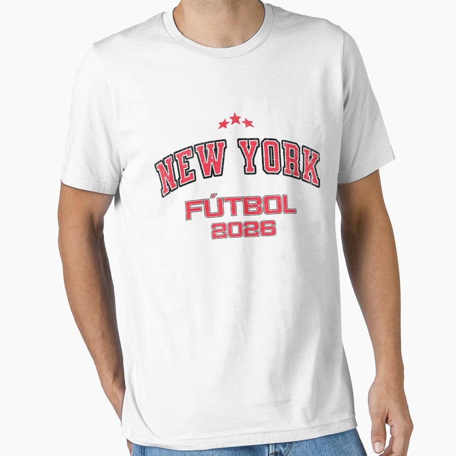 New York Ftbol 2026 - Vintage Soccer Fan Gear | Lateawear by Tee Nook Unisex T-shirt, Sweatshirt, Hoodie, Long Sleeve Tee - T-Shirt, Sweatshirt, Hoodie