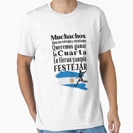 Argentina 2026  Muchachos  Rumbo a la Cuarta en USA 2026 by neomacos Unisex T-shirt, Sweatshirt, Hoodie, Long Sleeve Tee - T-Shirt, Sweatshirt, Hoodie