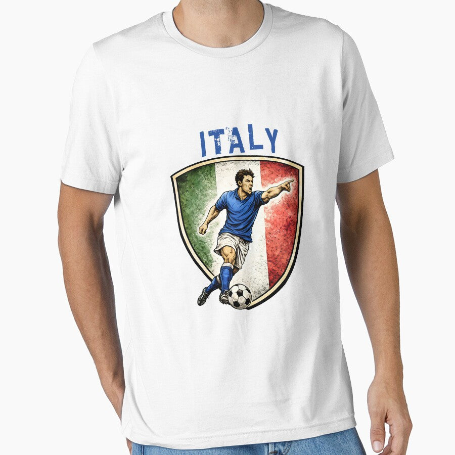 Italy - 2026 Futbol Retro Style by Tee Nook Unisex T-shirt, Sweatshirt, Hoodie, Long Sleeve Tee - T-Shirt, Sweatshirt, Hoodie