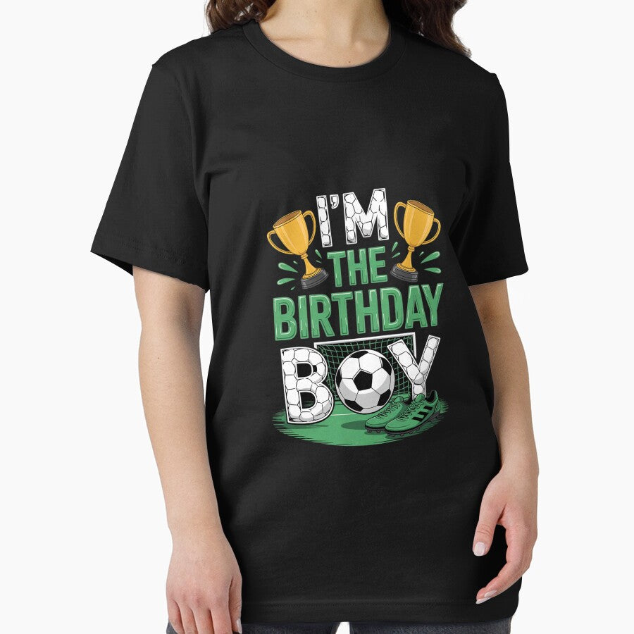 Im The Birthday Boy Soccer Group Family Matching - Adult & Kids T-Shirts, Sweatshirts & Hoodies apparel design preview 2