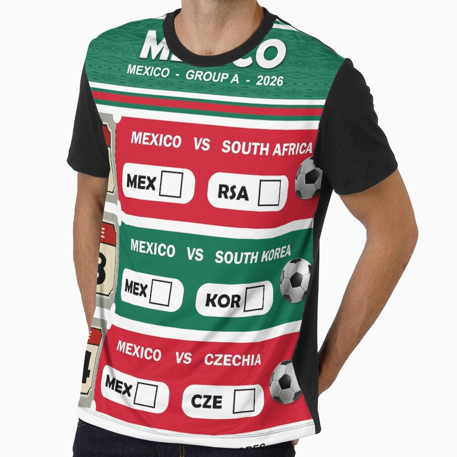 Mexico Soccer Fan Shirt 2026 World Cup Tourney Tracker Matchday Tee by TourneyTracker Unisex T-shirt, Sweatshirt, Hoodie, Long Sleeve Tee - T-Shirt, Sweatshirt, Hoodie