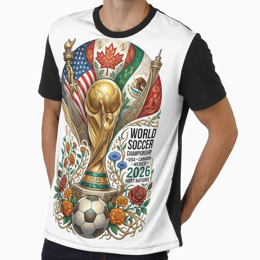 Soccer Championship 2026 Host Nations by Sovereign Supply Co. Unisex T-shirt, Sweatshirt, Hoodie, Long Sleeve Tee - T-Shirt, Sweatshirt, Hoodie