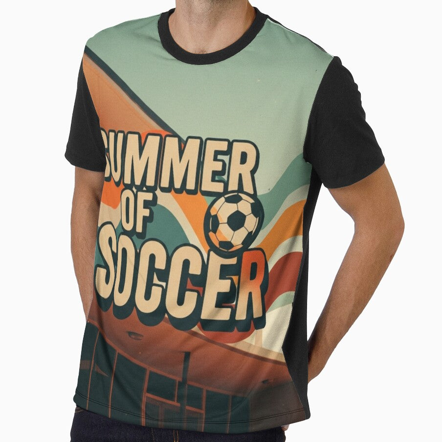 Summer of Soccer Art by HappySproutArt Unisex T-shirt, Sweatshirt, Hoodie, Long Sleeve Tee - T-Shirt, Sweatshirt, Hoodie