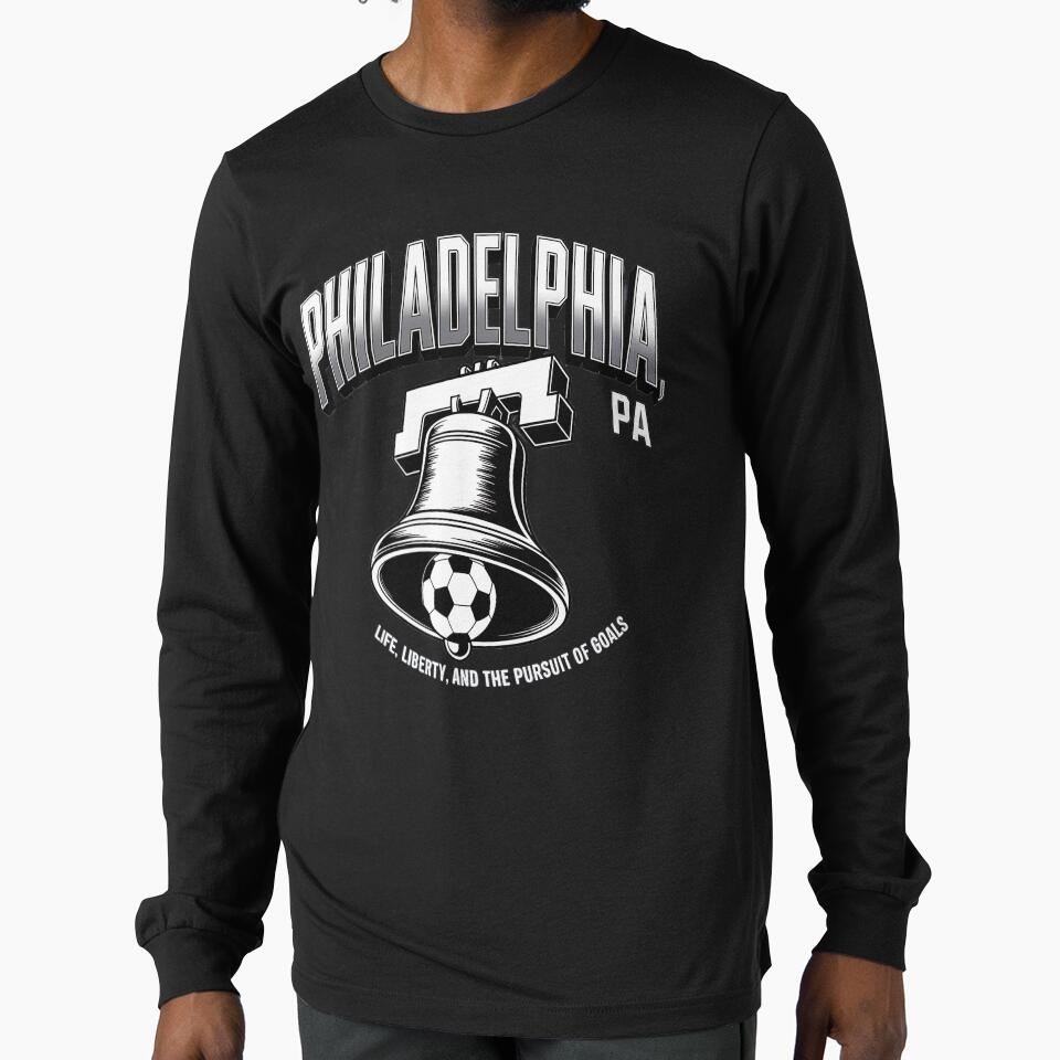 2026 soccer city - Philadelphia PA - soccer host city - american soccer fan - soccer supporter - red white and blue - national pride - soccer hype - soccer fan gear - soccer watch party by JansenGS - T-Shirt, Sweatshirt, Hoodie