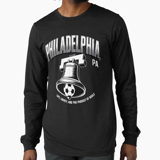 2026 soccer city - Philadelphia PA - soccer host city - american soccer fan - soccer supporter - red white and blue - national pride - soccer hype - soccer fan gear - soccer watch party by JansenGS - T-Shirt, Sweatshirt, Hoodie