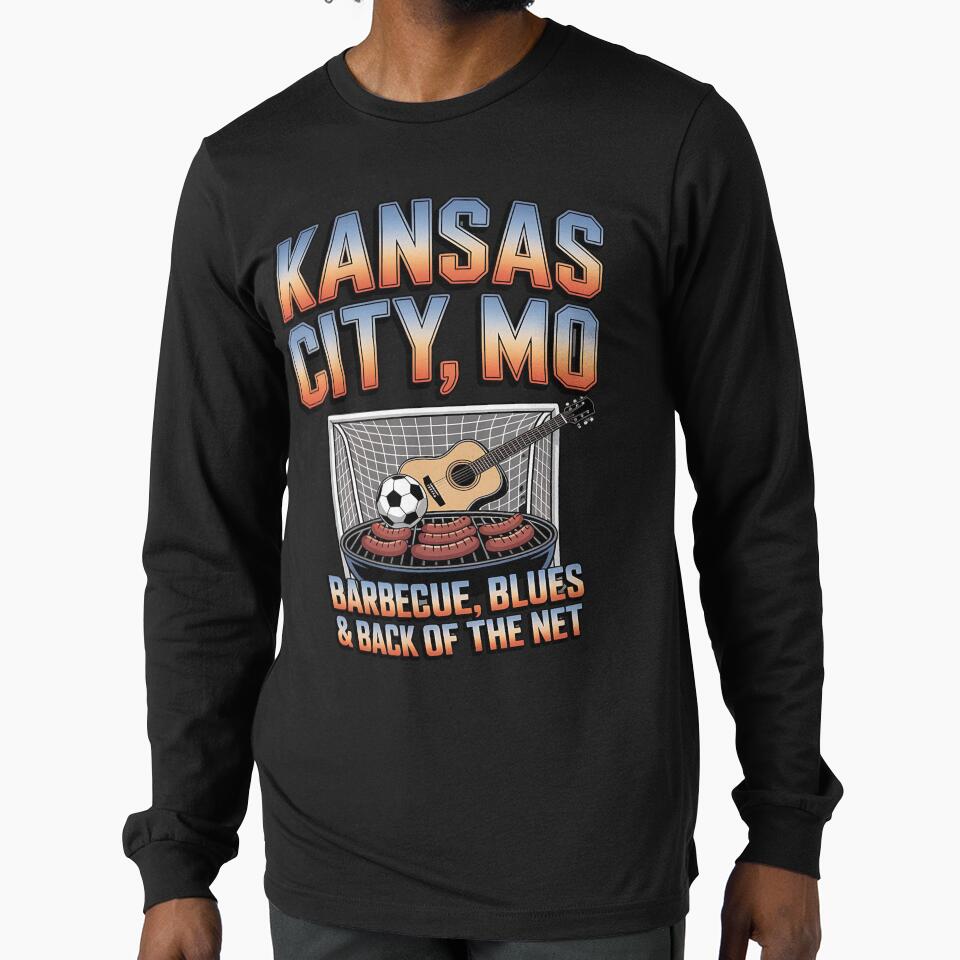 2026 soccer city - Kansas MO - soccer host city - american soccer fan - soccer supporter - red white and blue - national pride - soccer hype - soccer fan gear - soccer watch party by JansenGS - T-Shirt, Sweatshirt, Hoodie