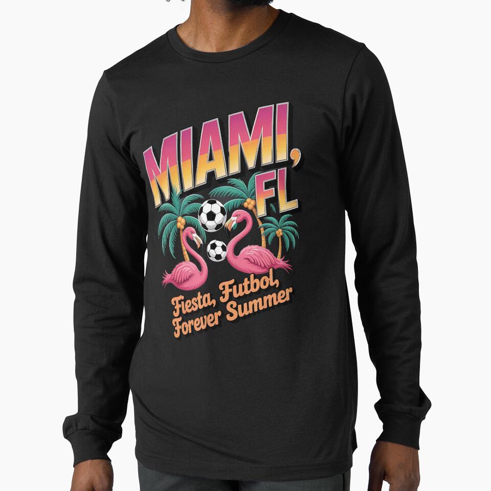 2026 soccer city - Miami FL - soccer host city - canadian soccer fan - mexican soccer fan - soccer supporter - red white and blue - national pride - soccer hype - soccer fan gear - soccer watch party by JansenGS - T-Shirt, Sweatshirt, Hoodie