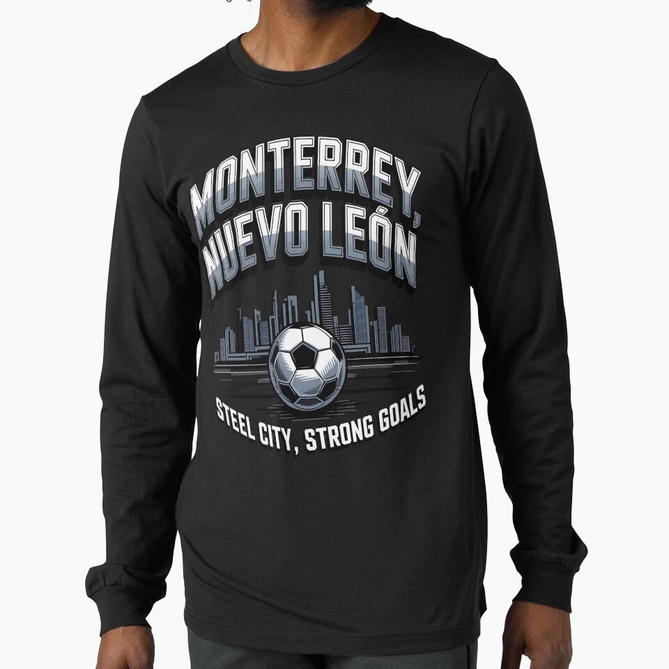2026 soccer city - Monterrey - soccer host city - american soccer fan - soccer supporter - red white and blue - national pride - soccer hype - soccer fan gear - soccer watch party by JansenGS - T-Shirt, Sweatshirt, Hoodie