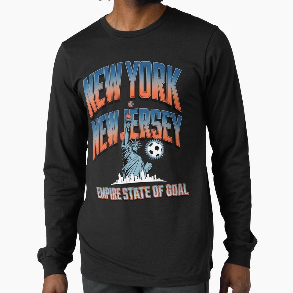 2026 soccer city - New York - soccer host city - american soccer fan - soccer supporter - red white and blue - national pride - soccer hype - soccer fan gear - soccer watch party by JansenGS - T-Shirt, Sweatshirt, Hoodie