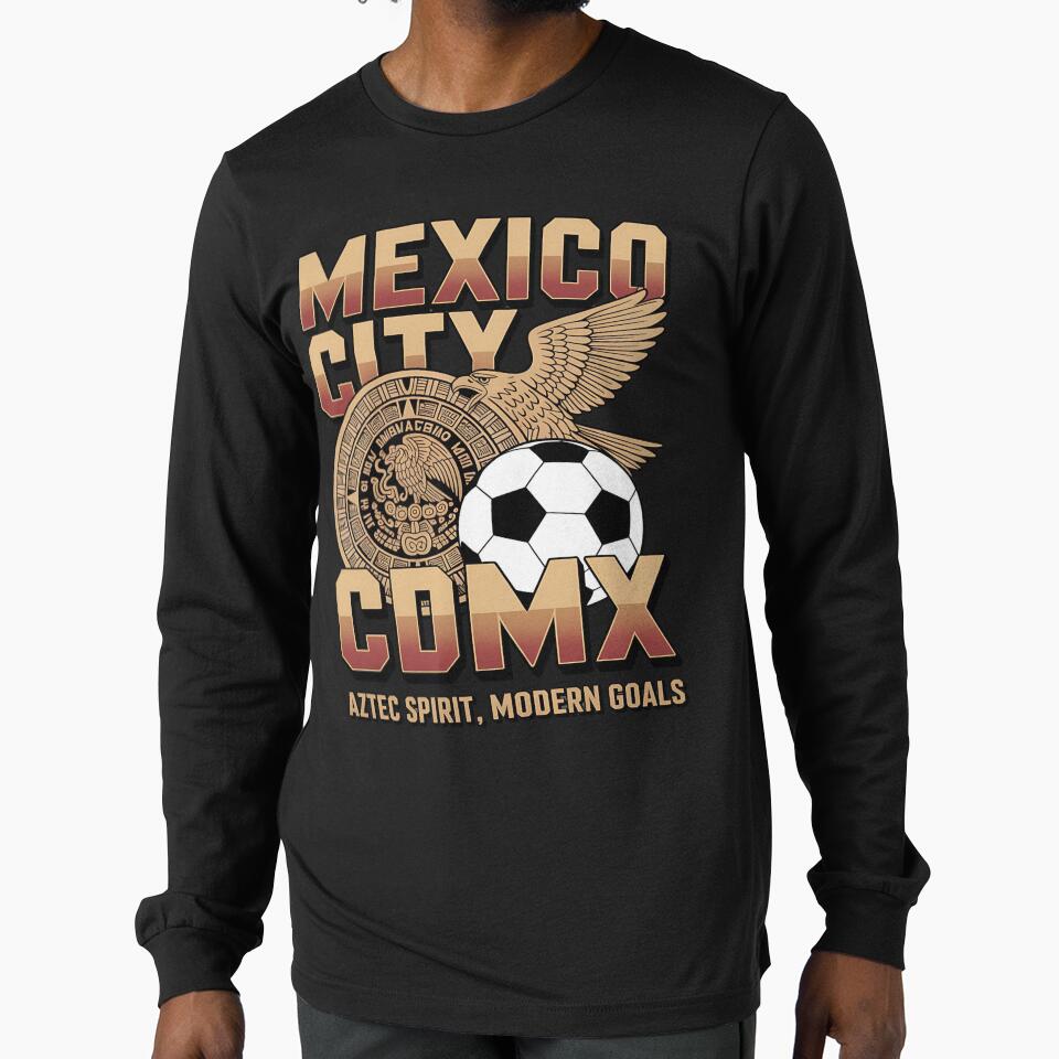 2026 soccer city - Mexico city - soccer host city - american soccer fan - soccer supporter - red white and blue - national pride - soccer hype - soccer fan gear - soccer watch party by JansenGS - T-Shirt, Sweatshirt, Hoodie