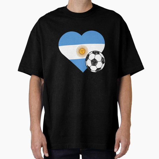 Argentina Soccer Heart Design by FinalScoreClub Unisex T-shirt, Sweatshirt, Hoodie, Long Sleeve Tee - T-Shirt, Sweatshirt, Hoodie