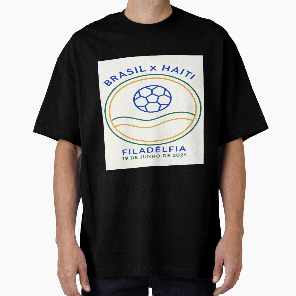 Brasil v Haiti by Brasilidade Unisex T-shirt, Sweatshirt, Hoodie, Long Sleeve Tee - T-Shirt, Sweatshirt, Hoodie
