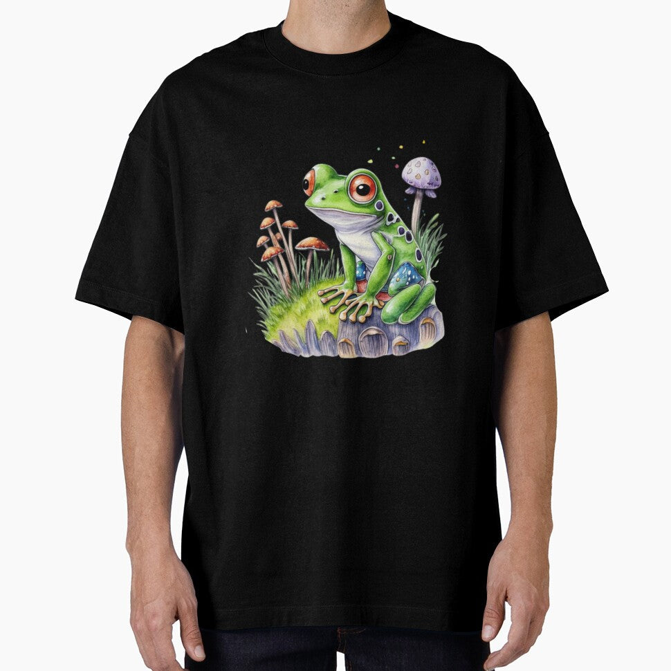 Leopard frog" eyes piercing by Obinne - Adult & Kids T-Shirts, Sweatshirts & Hoodies apparel design preview 1