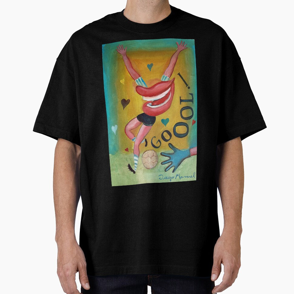 Goal and heart 2 by Diego Manuel Rodriguez Unisex T-shirt, Sweatshirt, Hoodie, Long Sleeve Tee - T-Shirt, Sweatshirt, Hoodie