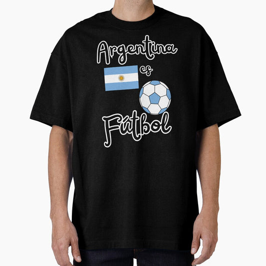 Argentina is football soccer fan design by Tienda-Vane Unisex T-shirt, Sweatshirt, Hoodie, Long Sleeve Tee - T-Shirt, Sweatshirt, Hoodie