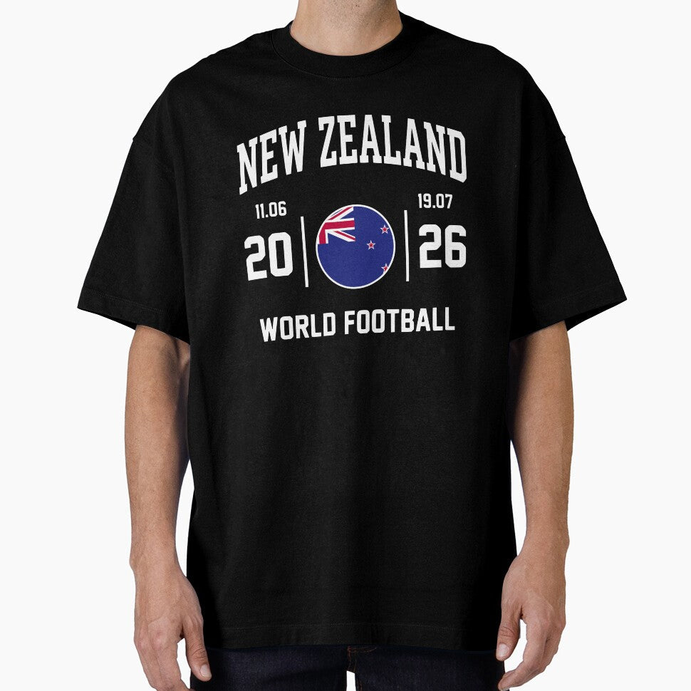 New Zealand 2026 World Football Fan Graphic by Imaginationbeyond Unisex T-shirt, Sweatshirt, Hoodie, Long Sleeve Tee - T-Shirt, Sweatshirt, Hoodie