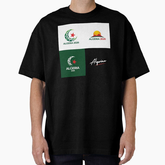 Algeria WC 2026 by chapaillini Unisex T-shirt, Sweatshirt, Hoodie, Long Sleeve Tee - T-Shirt, Sweatshirt, Hoodie