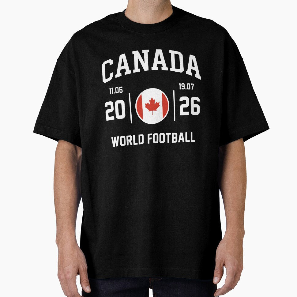 Canada 2026 World Football Fan Sports Supporter Graphic by Imaginationbeyond Unisex T-shirt, Sweatshirt, Hoodie, Long Sleeve Tee - T-Shirt, Sweatshirt, Hoodie