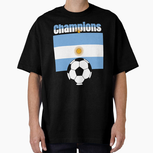 Argentina Champions Soccer Flag | Football Fan World Cup Design by Karim-Karem Unisex T-shirt, Sweatshirt, Hoodie, Long Sleeve Tee - T-Shirt, Sweatshirt, Hoodie