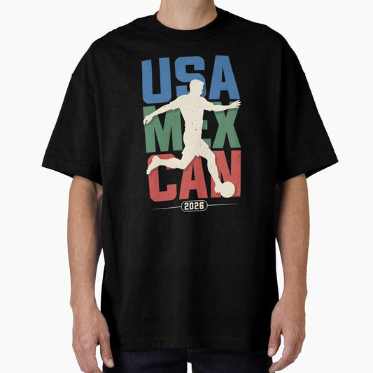 2026 World Cup USA, CAN, MEX by dudelinart Unisex T-shirt, Sweatshirt, Hoodie, Long Sleeve Tee - T-Shirt, Sweatshirt, Hoodie