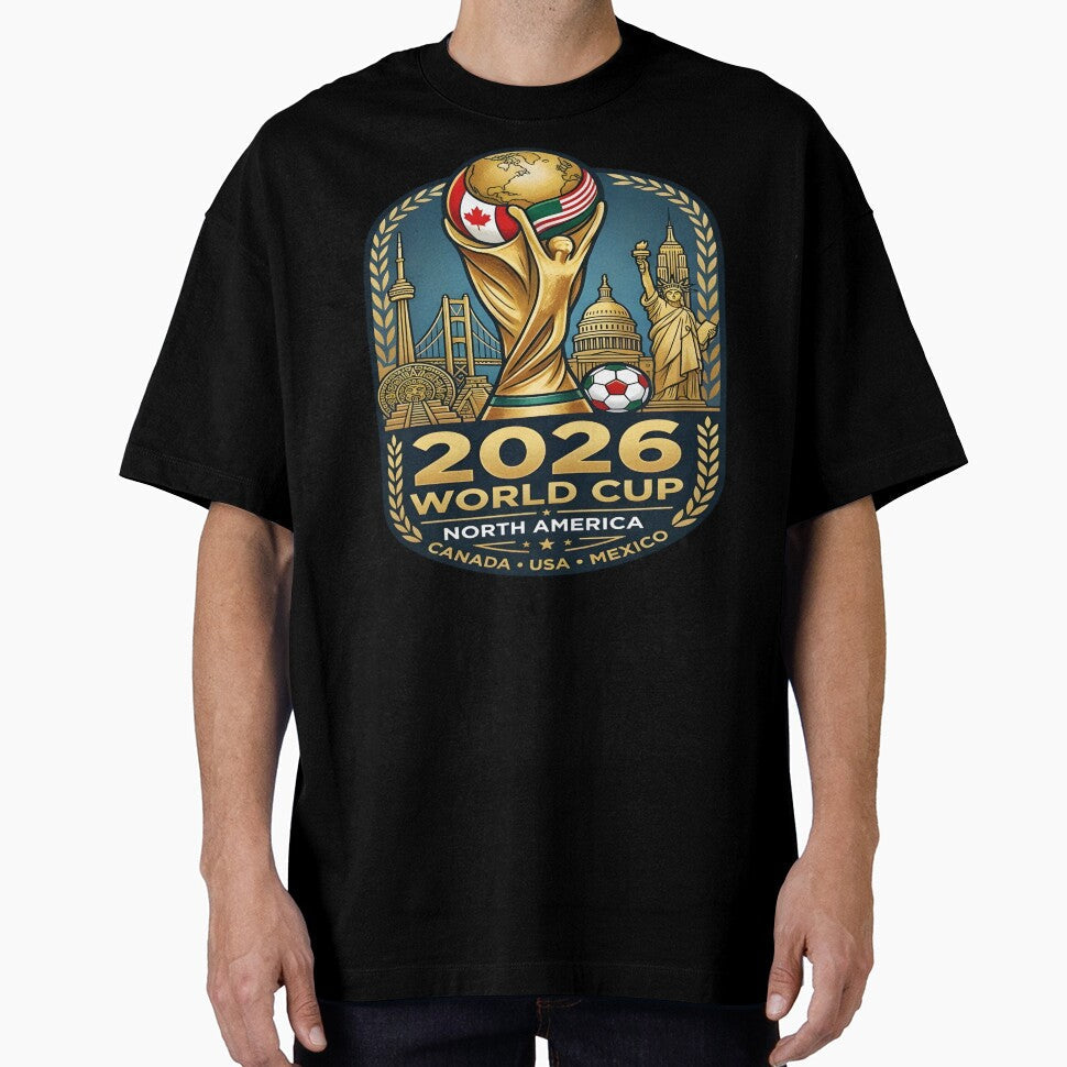 World Cup 2026 USA MEXICO CANADA by AlphaTeez Unisex T-shirt, Sweatshirt, Hoodie, Long Sleeve Tee - T-Shirt, Sweatshirt, Hoodie