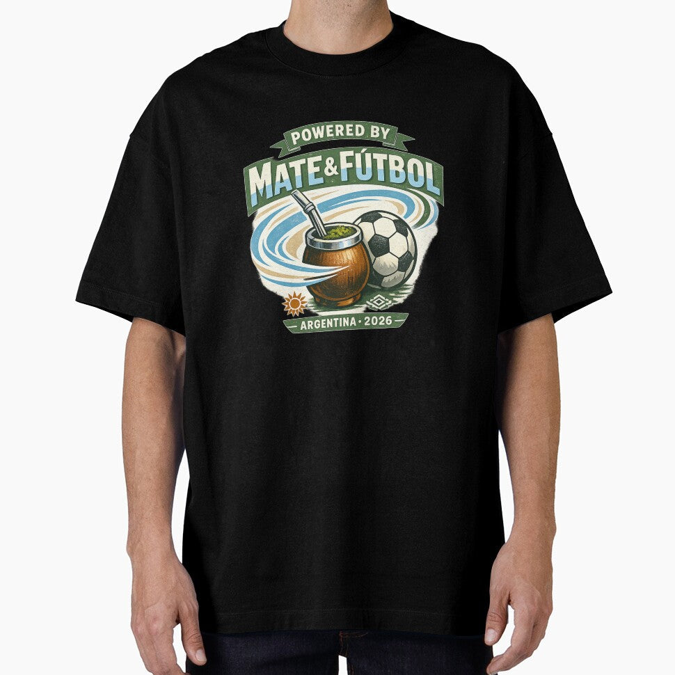 Argentina Football 2026 Powered By Mate & Ftbol by rebuZZ-Apparels-The Minimalistic Buzz Unisex T-shirt, Sweatshirt, Hoodie, Long Sleeve Tee - T-Shirt, Sweatshirt, Hoodie