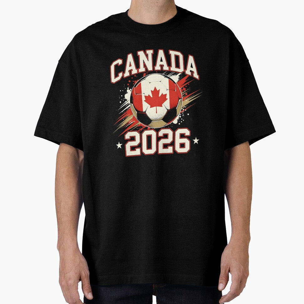 Canada Soccer 2026 for Football Fans and Teams by dudelinart Unisex T-shirt, Sweatshirt, Hoodie, Long Sleeve Tee - T-Shirt, Sweatshirt, Hoodie