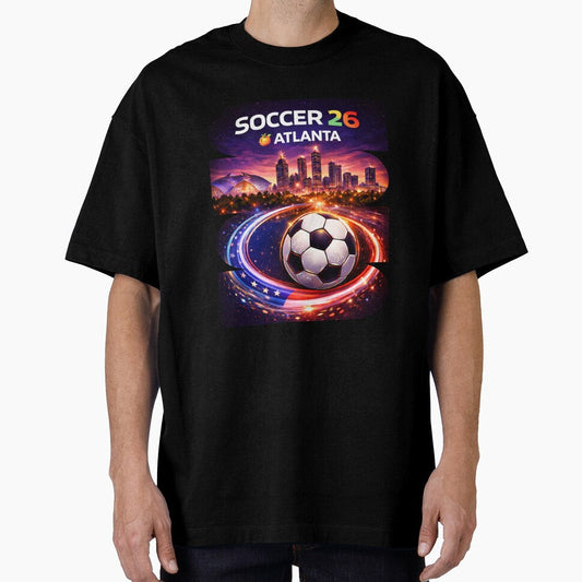 Atlanta Soccer 2026 Shirt, Soccer 26 Atlanta GA Fan Tee, Atlanta Georgia Soccer Graphic by MK-Charlie - T-Shirt, Sweatshirt, Hoodie