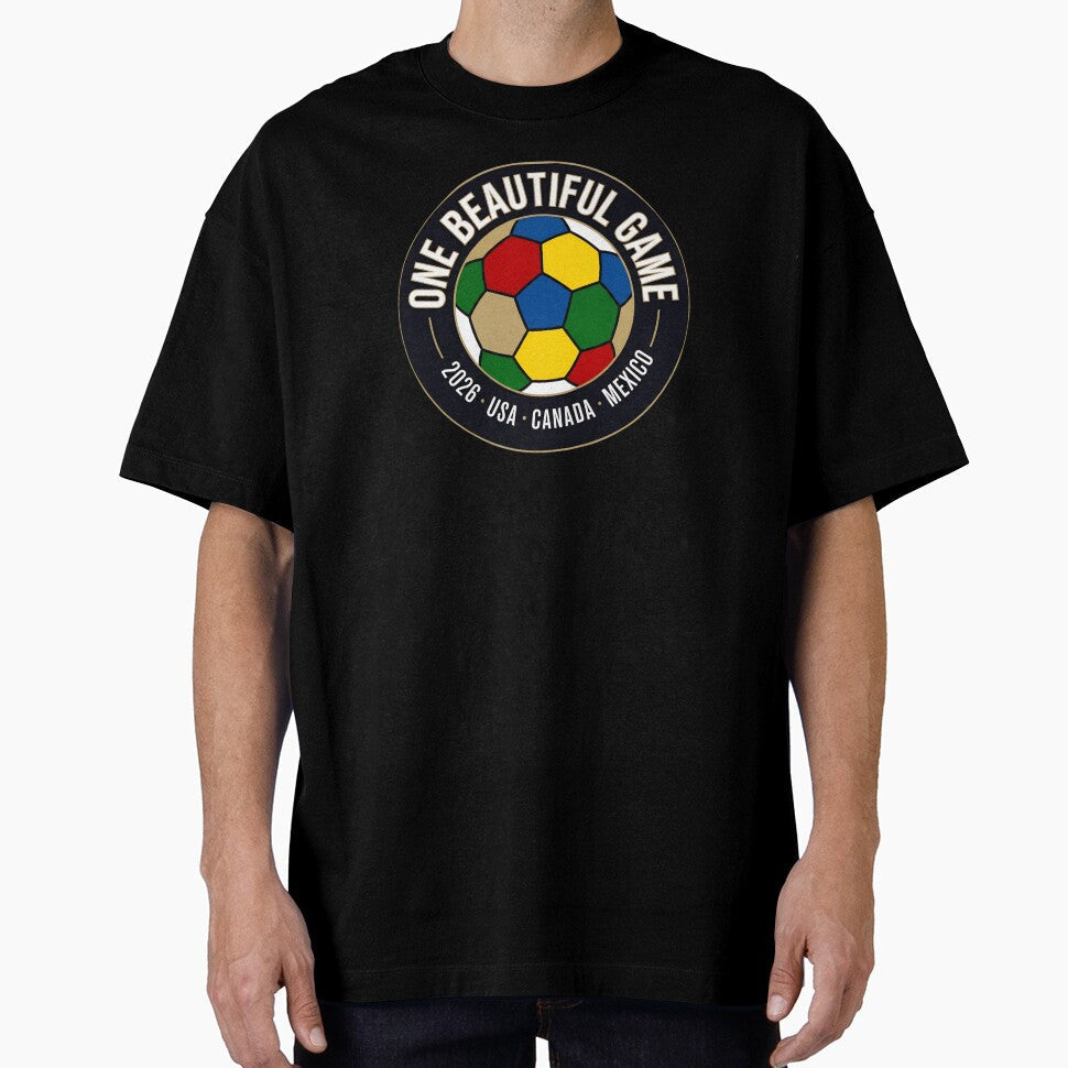 One Beautiful Game 2026 USA Canada Mexico  Football Soccer Fan Tournament Gift by Velustro Shop - T-Shirt, Sweatshirt, Hoodie