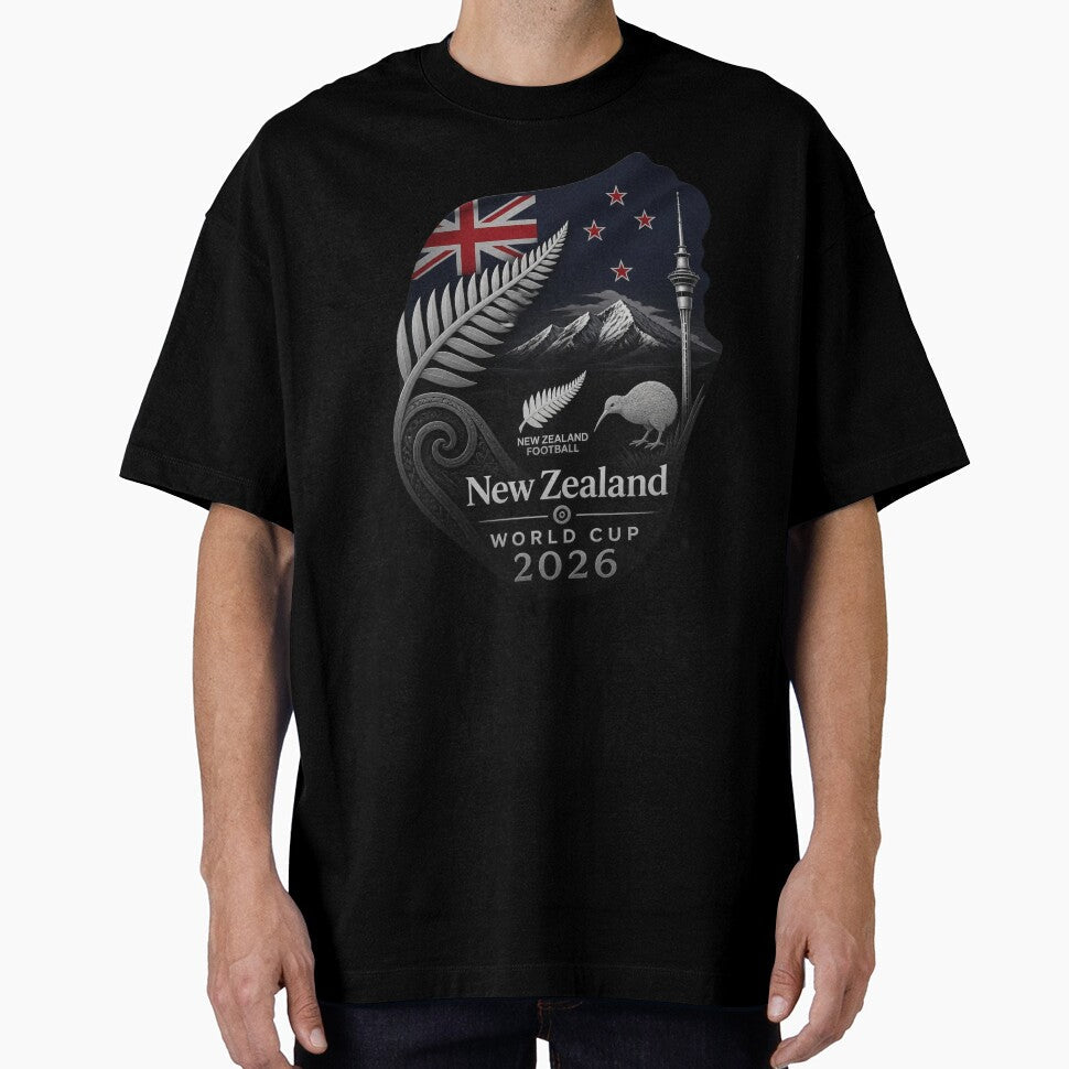 New Zealand World Cup 2026 by Kirrindy Designs Unisex T-shirt, Sweatshirt, Hoodie, Long Sleeve Tee - T-Shirt, Sweatshirt, Hoodie