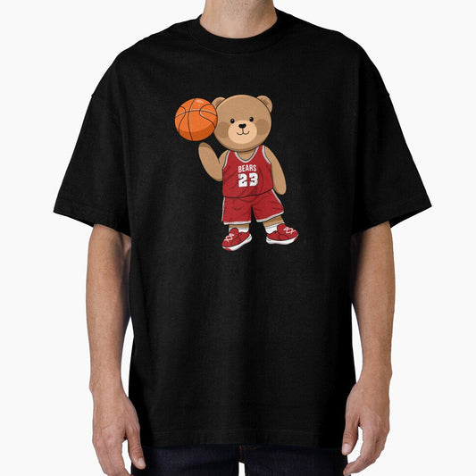Bear basketball by CarolCaju Unisex T-shirt, Sweatshirt, Hoodie, Long Sleeve Tee - T-Shirt, Sweatshirt, Hoodie