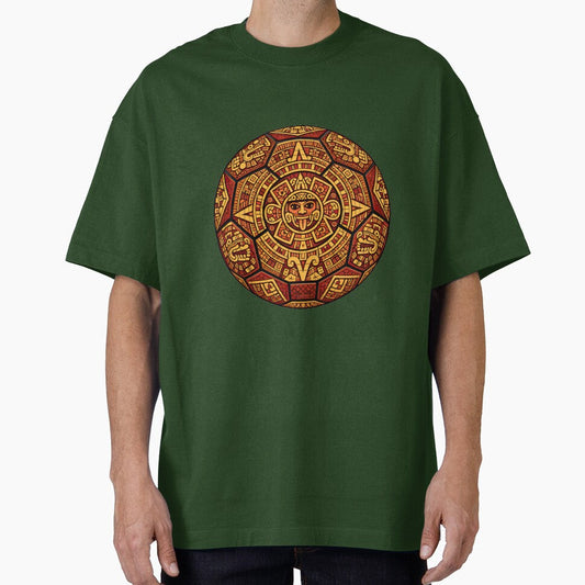 Aztec Sun Soccer Ball  Mexico Football 2026 Fan Art by BrickByDream Unisex T-shirt, Sweatshirt, Hoodie, Long Sleeve Tee - T-Shirt, Sweatshirt, Hoodie