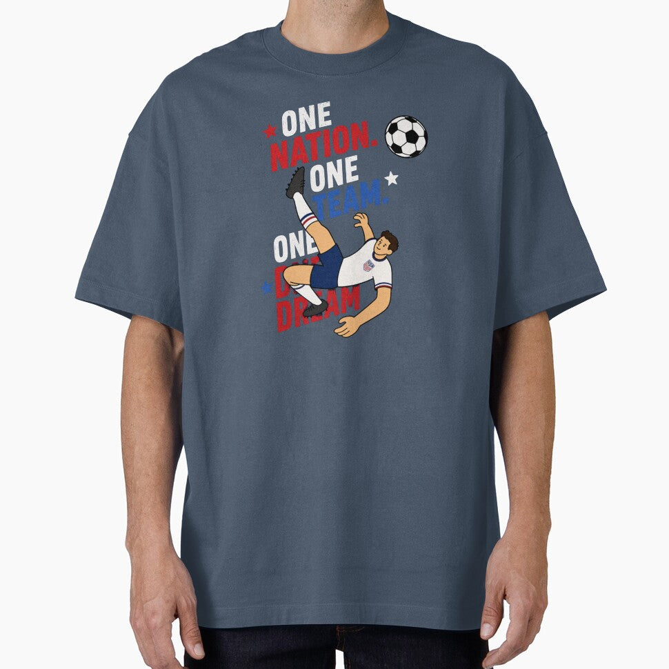 USA Soccer World Cup 2026 Fan Vibes by Oniyasha Unisex T-shirt, Sweatshirt, Hoodie, Long Sleeve Tee - T-Shirt, Sweatshirt, Hoodie