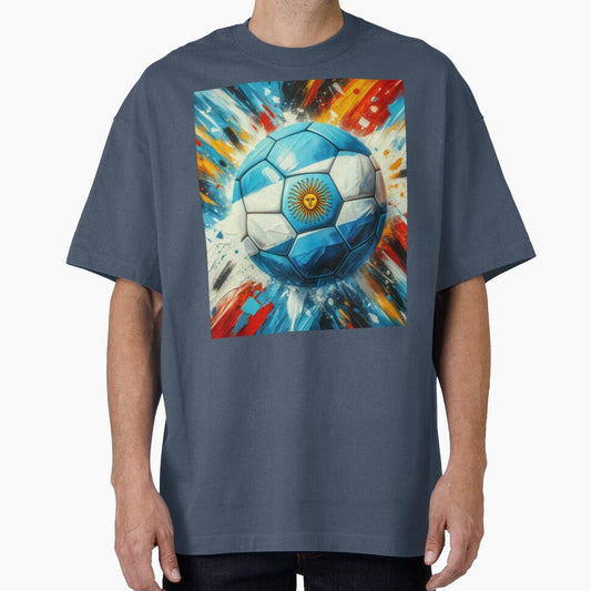 Argentina soccer Argentina football soccer ball art  football art soccer artwork by ssmg80 - T-Shirt, Sweatshirt, Hoodie