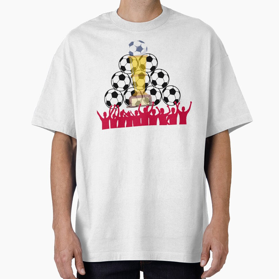 Soccer Champions Trophy - Football Victory Celebration Design by Palette _Vibes Unisex T-shirt, Sweatshirt, Hoodie, Long Sleeve Tee - T-Shirt, Sweatshirt, Hoodie