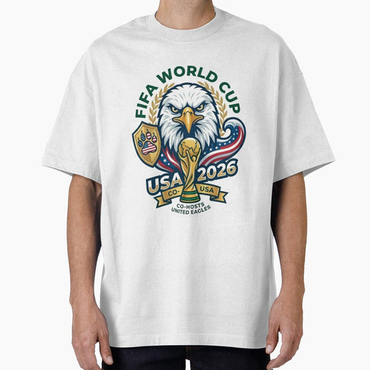 American Eagle Soccer Fan Design 2026 by shoppypod Unisex T-shirt, Sweatshirt, Hoodie, Long Sleeve Tee - T-Shirt, Sweatshirt, Hoodie
