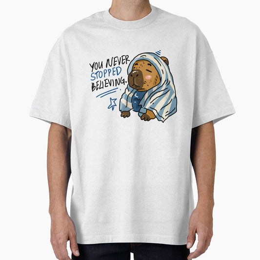 Awkward Animal Hat Club  You Never Stopped Believing Capybara | Argentina Football Sticker by chupichapa - T-Shirt, Sweatshirt, Hoodie