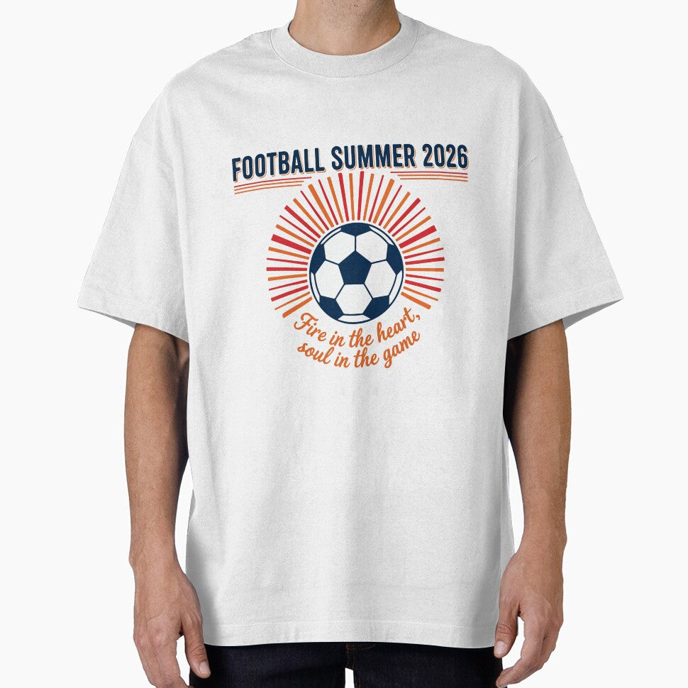 Football Summer 2026: Global Ball Energy Art by MalisoStickers Unisex T-shirt, Sweatshirt, Hoodie, Long Sleeve Tee - T-Shirt, Sweatshirt, Hoodie