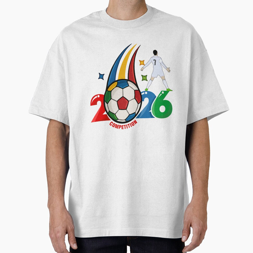 Soccer Competition 2026 Logo Design (Diseo de logotipo para competencia de ftbol 2026) by A touch of creativity - T-Shirt, Sweatshirt, Hoodie