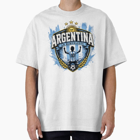 Argentina La Albiceleste Football Fan Design by EMYWAMZGLOBAL Unisex T-shirt, Sweatshirt, Hoodie, Long Sleeve Tee - T-Shirt, Sweatshirt, Hoodie