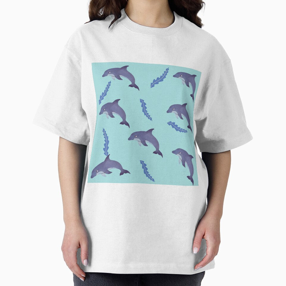 Ocean Bathmat Blue Pattern by mimosadesigns - Adult & Kids T-Shirts, Sweatshirts & Hoodies apparel design preview 2