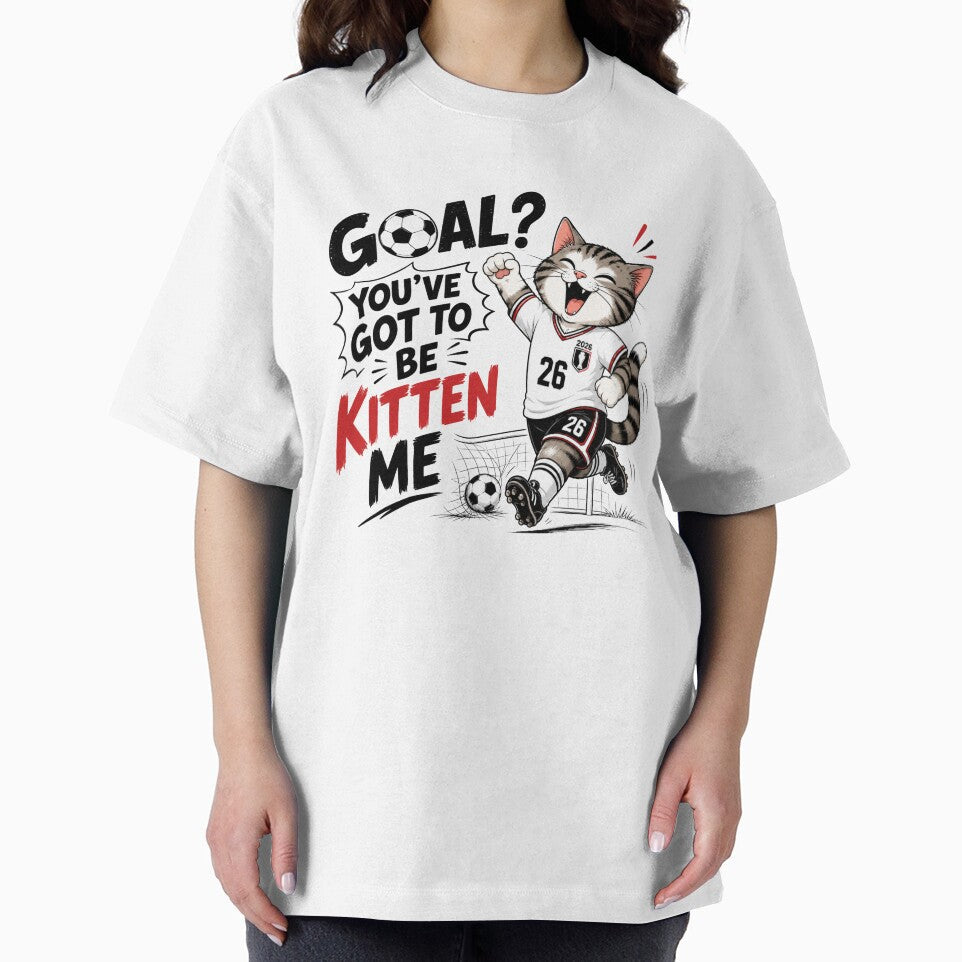 Goal? You've Got to Be Kitten Me by Itai Doshin - Adult & Kids T-Shirts, Sweatshirts & Hoodies apparel design preview 2