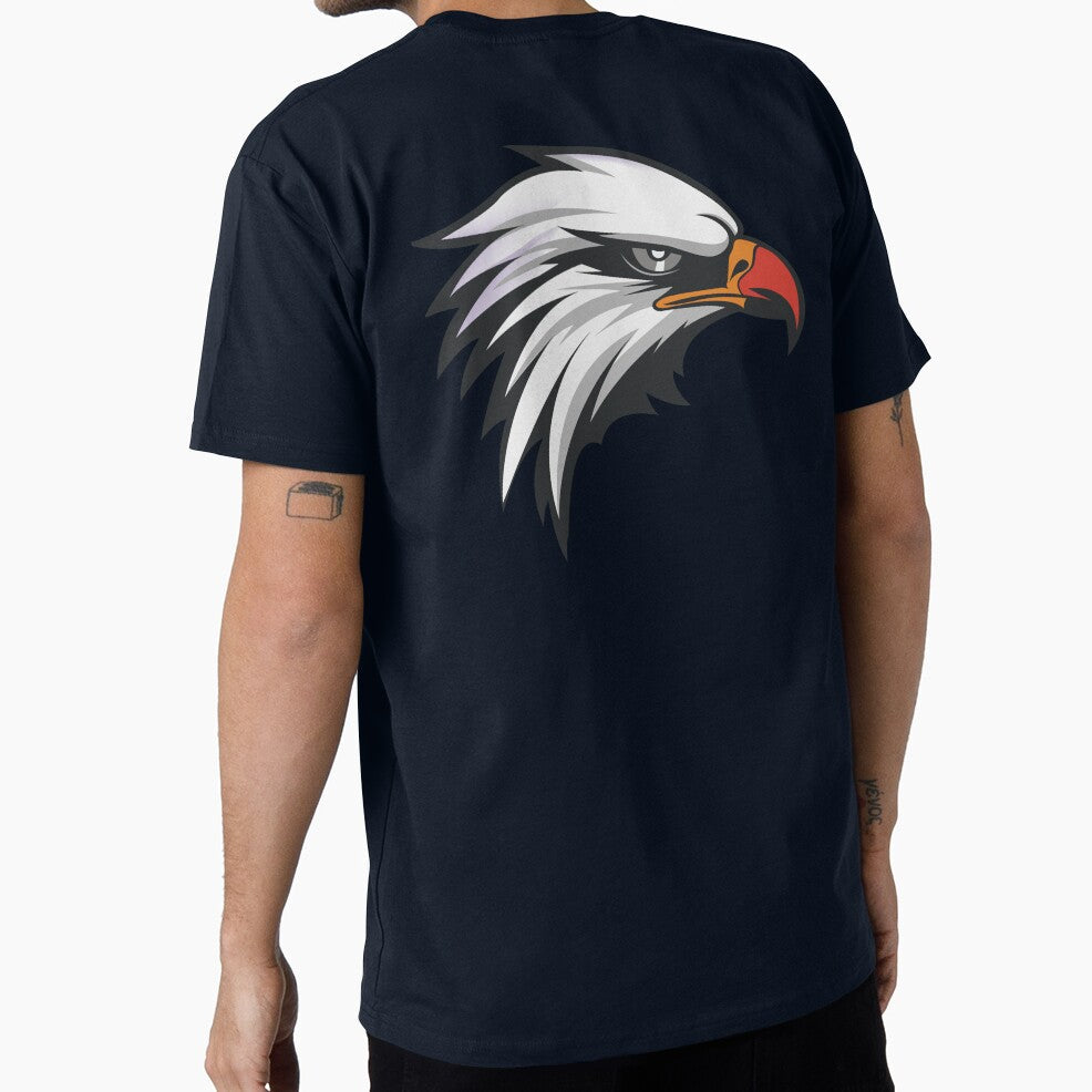 Eagle Face Logo by DomaCreation Unisex T-shirt, Sweatshirt, Hoodie, Long Sleeve Tee - T-Shirt, Sweatshirt, Hoodie