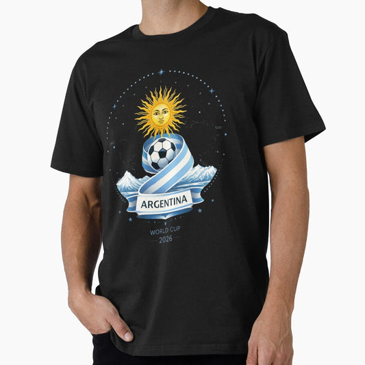 Argentina World Cup 2026   Argentina Soccer Fans Tee, Football Supporters Design, Argentina Pride Graphic by Inner Flame Studio - T-Shirt, Sweatshirt, Hoodie