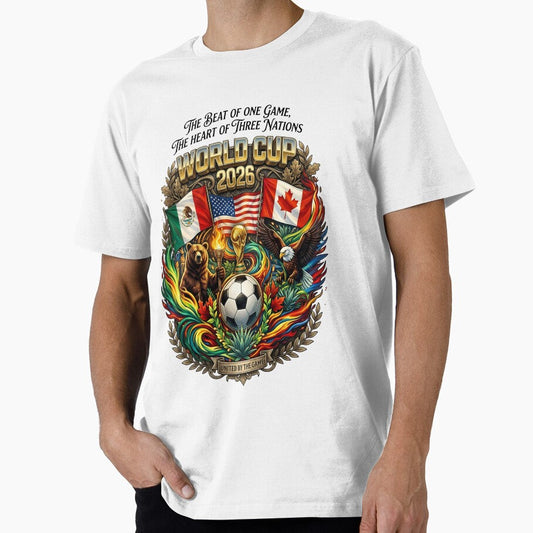 2026 World Cup Soccer North American Spirit by Sovereign Supply Co. Unisex T-shirt, Sweatshirt, Hoodie, Long Sleeve Tee - T-Shirt, Sweatshirt, Hoodie