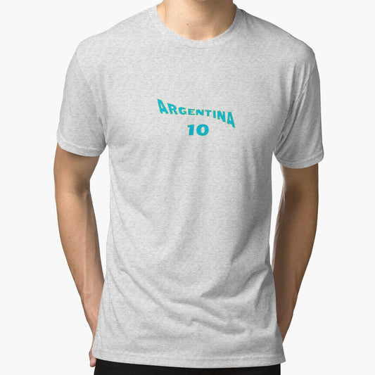 Argentina 10 Football Blue Jersey Style by KAWAII STUDIO NB Unisex T-shirt, Sweatshirt, Hoodie, Long Sleeve Tee - T-Shirt, Sweatshirt, Hoodie