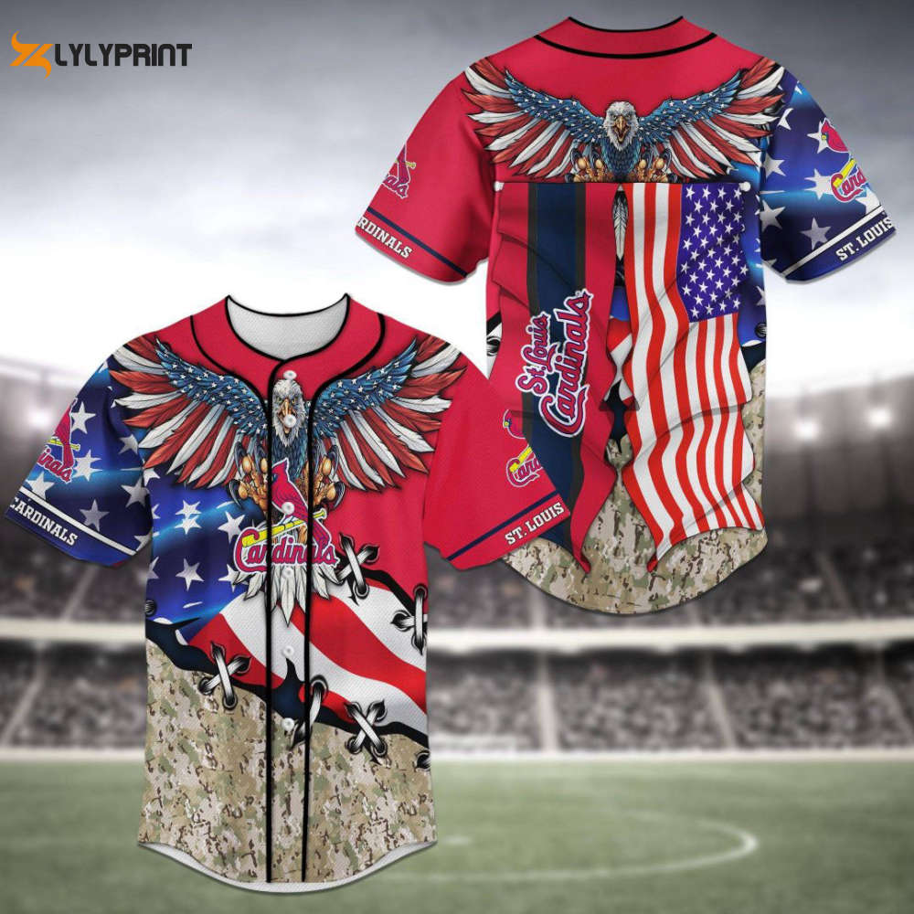 Authentic St Louis Cardinals Baseball Jersey -: Show Your Team Spirit! - lylyprint.com baseball jersey product view 1